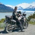 Ziemia Ognista Ushuaia Motocyklem - wojtek fiecia na wprost lodowca perito moreno